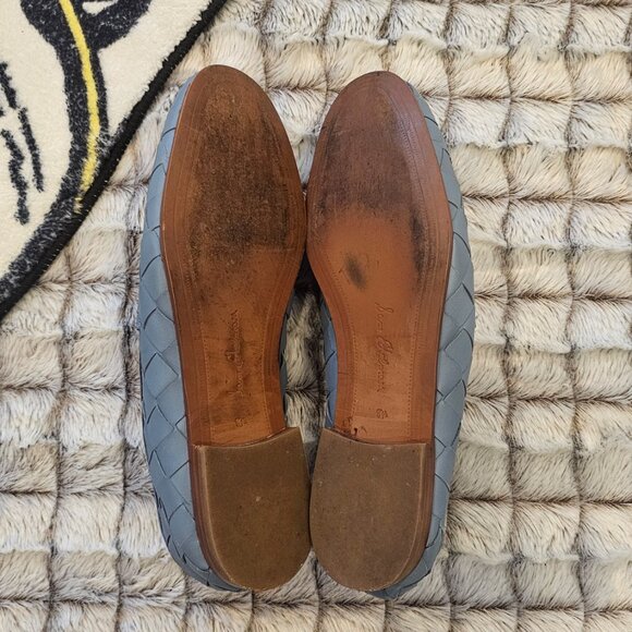 Sam Edelman Loraine Loafers Loraine Woven Bit Leather Blue Loafer size 8.5 - Picture 6 of 6
